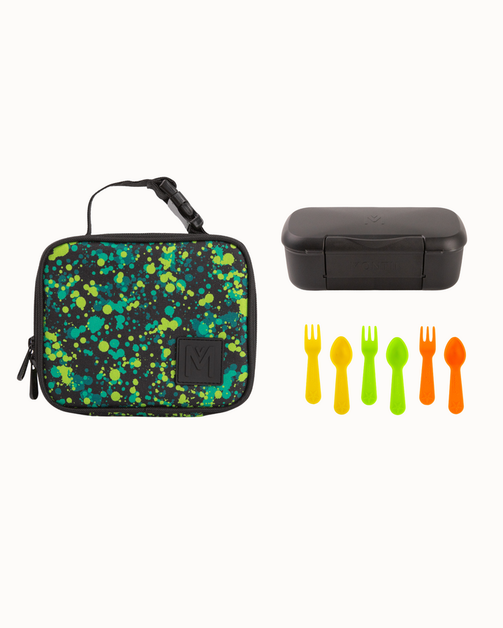 MontiiCo Snack Lunch Box Bundle - Splat