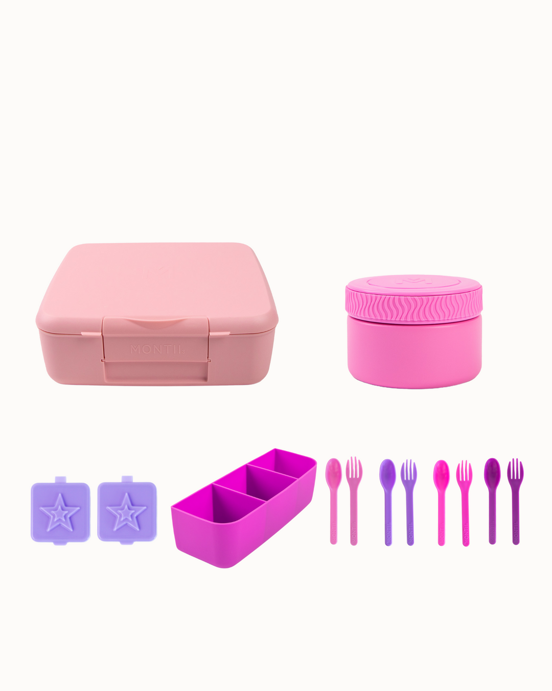 MontiiCo Ultimate Feast Lunch Box Bundle - Dahlia