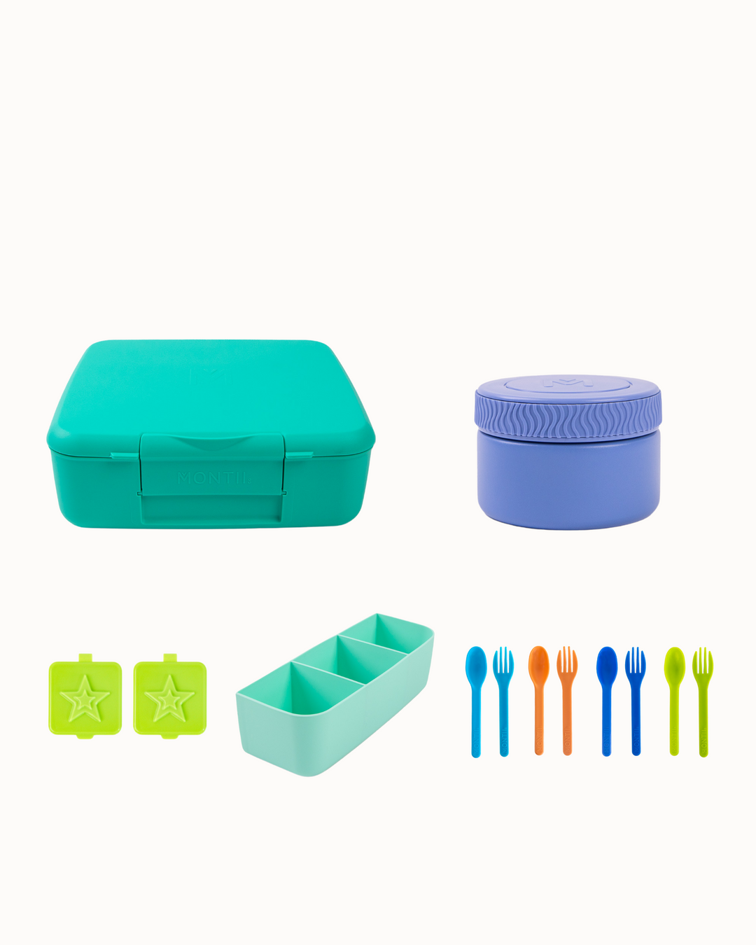 MontiiCo Ultimate Feast Lunch Box Bundle - Mojito