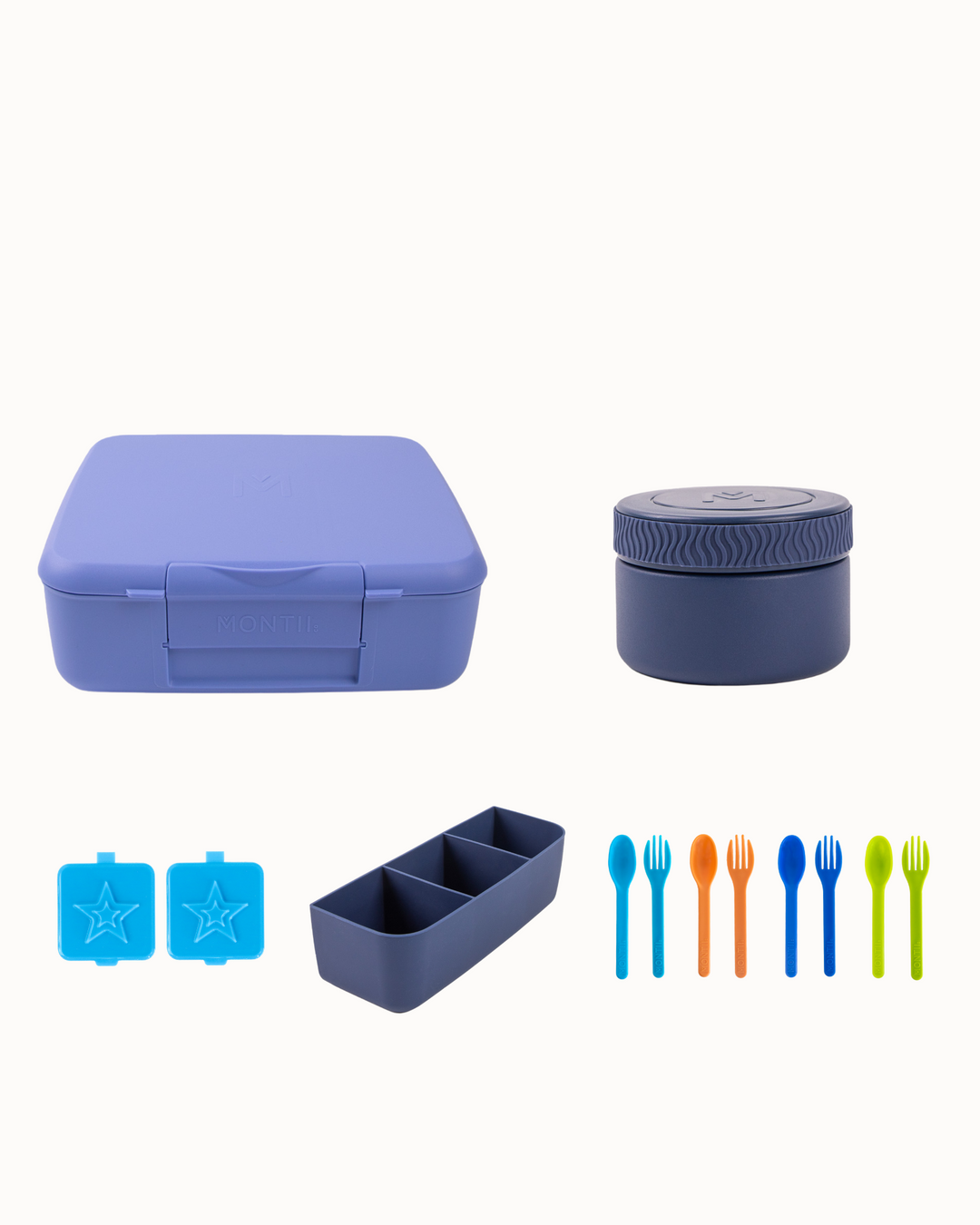 MontiiCo Ultimate Feast Lunch Box Bundle - Splash