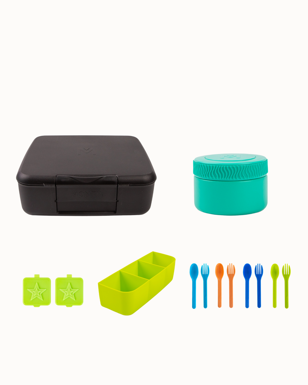 MontiiCo Ultimate Feast Lunch Box Bundle - Midnight