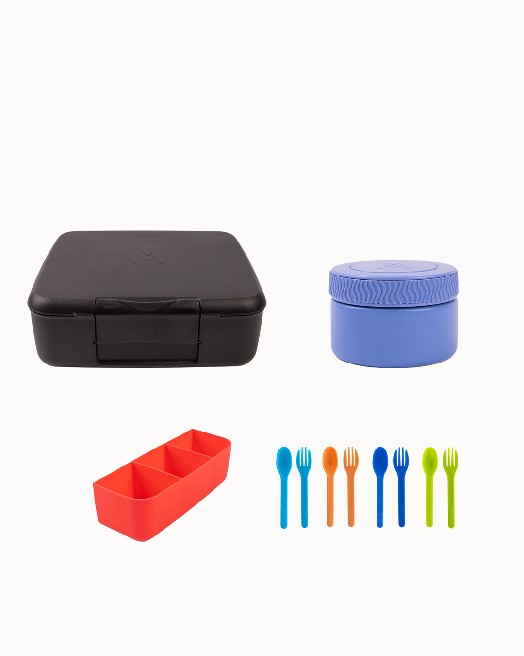 MontiiCo Ultimate Feast Lunch Box Bundle - Midnight