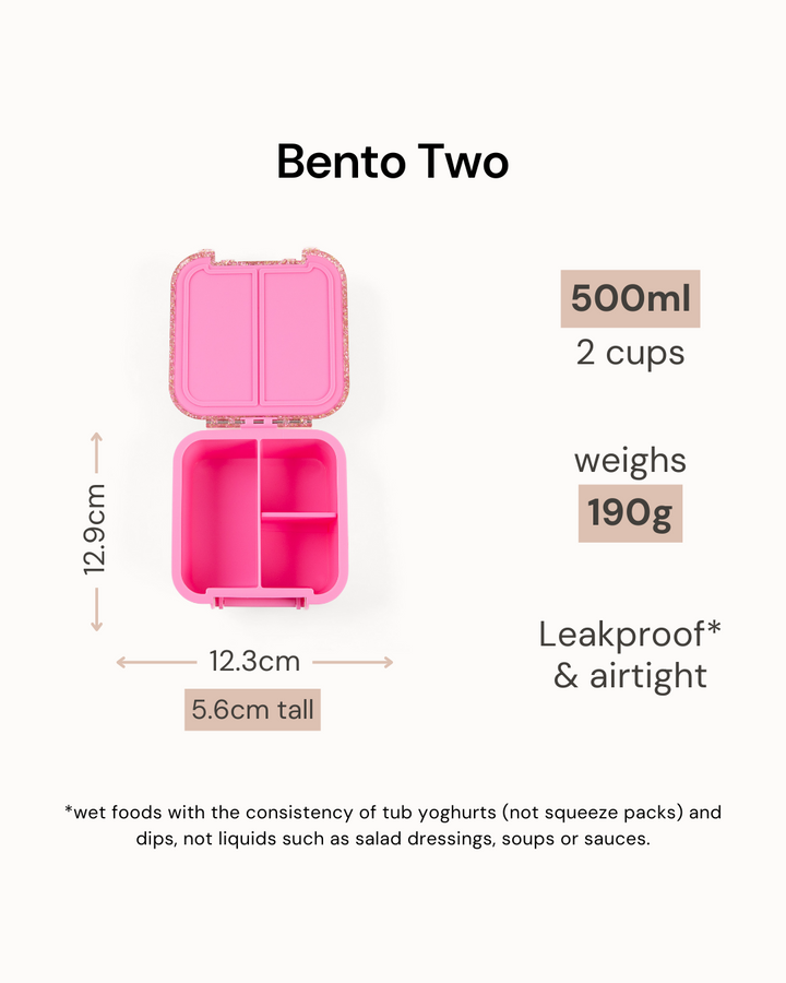 MontiiCo Bento Two Snack Box - Lilac