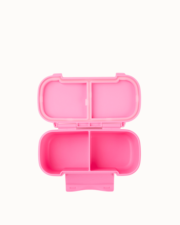MontiiCo Snack Lunch Box - Floss open lunch box with compartments and snacks