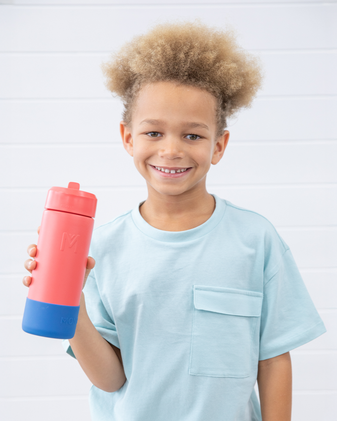 MontiiCo 475ml Drink Bottle Sipper - Watermelon