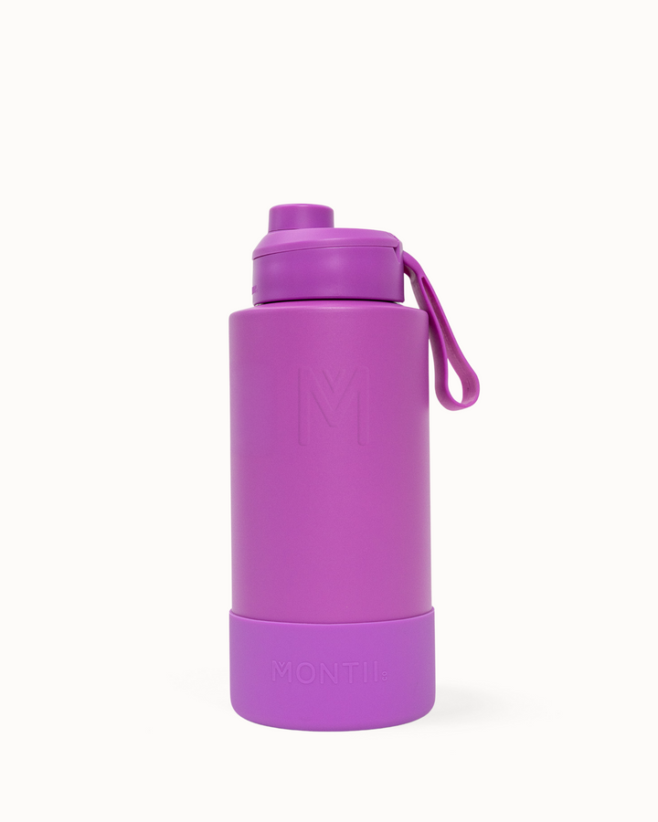 MontiiCo 1L Fusion Drink Bottle Screw Top - Fuchsia
