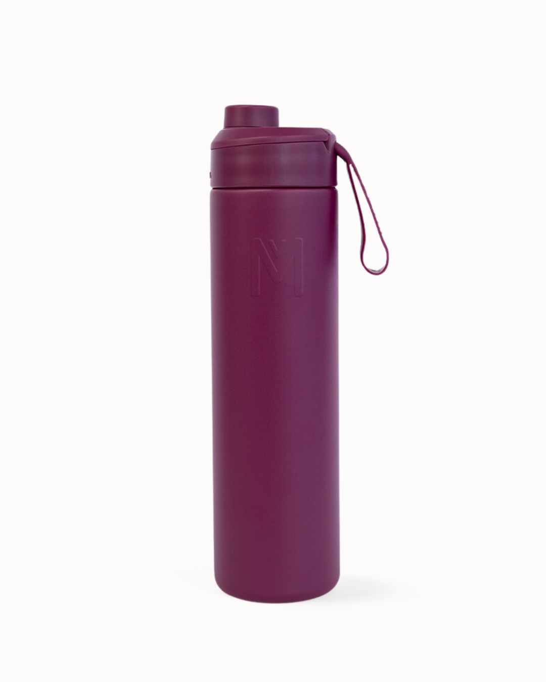 MontiiCo 700ml Drink Bottle Screw Top - Ruby