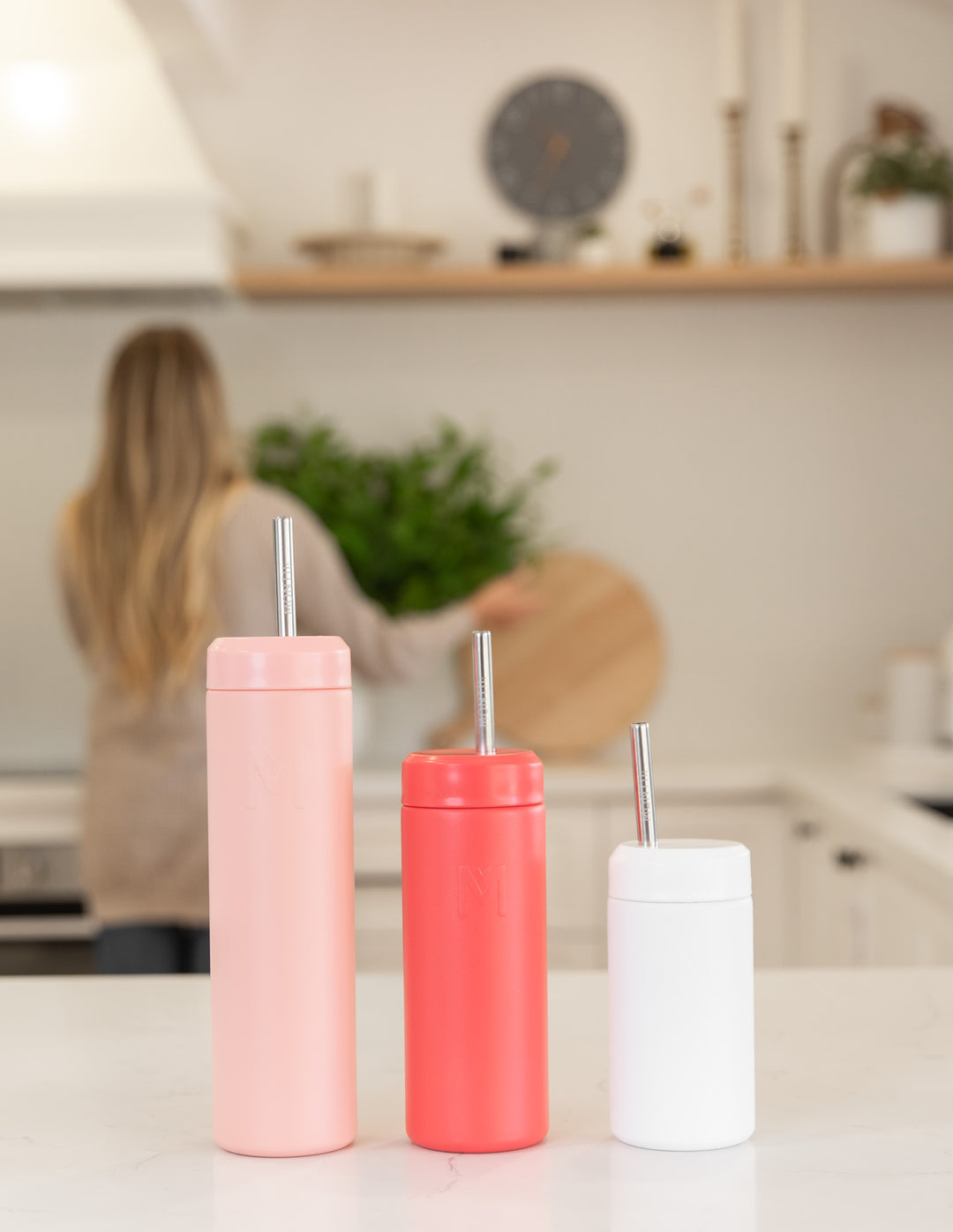 MontiiCo 475ml Smoothie Cup & Straw - Blizzard