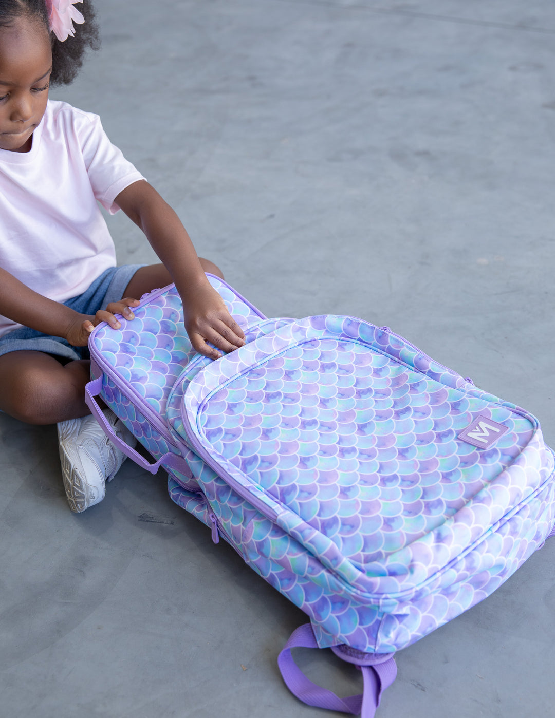 MontiiCo Medium Insulated Lunch Bag - Sea Shine