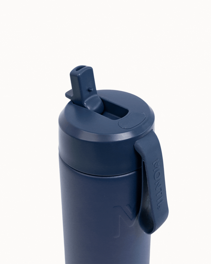 MontiiCo 700ml Fusion Drink Bottle Sipper - Navy