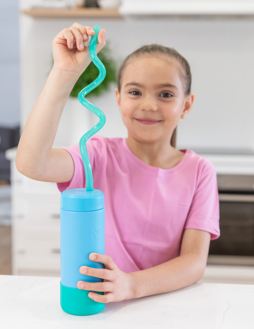 MontiiCo 475ml Smoothie Cup & Straw - Coastal