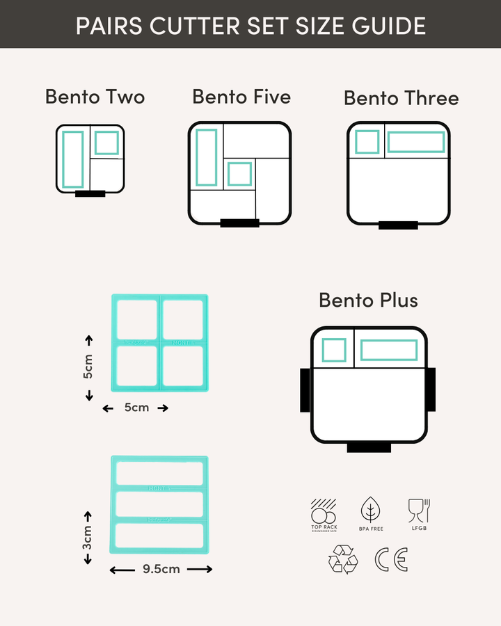 Lunch Punch Sandwich Cutters - Bento Pairs