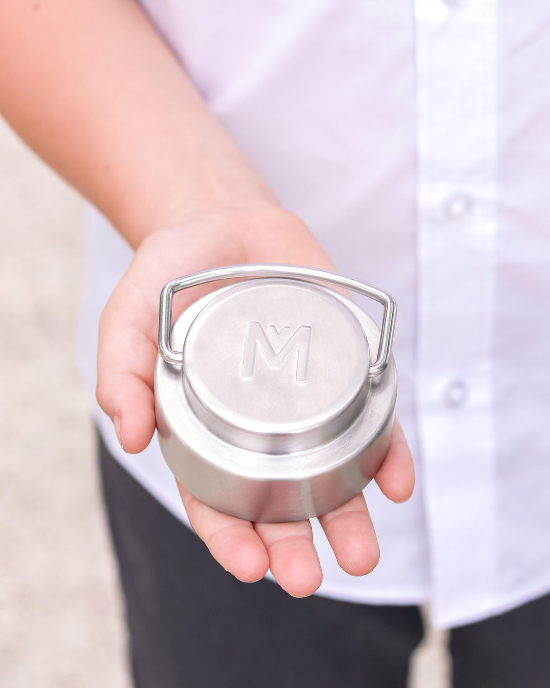 MontiiCo 1L Drink Bottle Stainless Steel - Midnight
