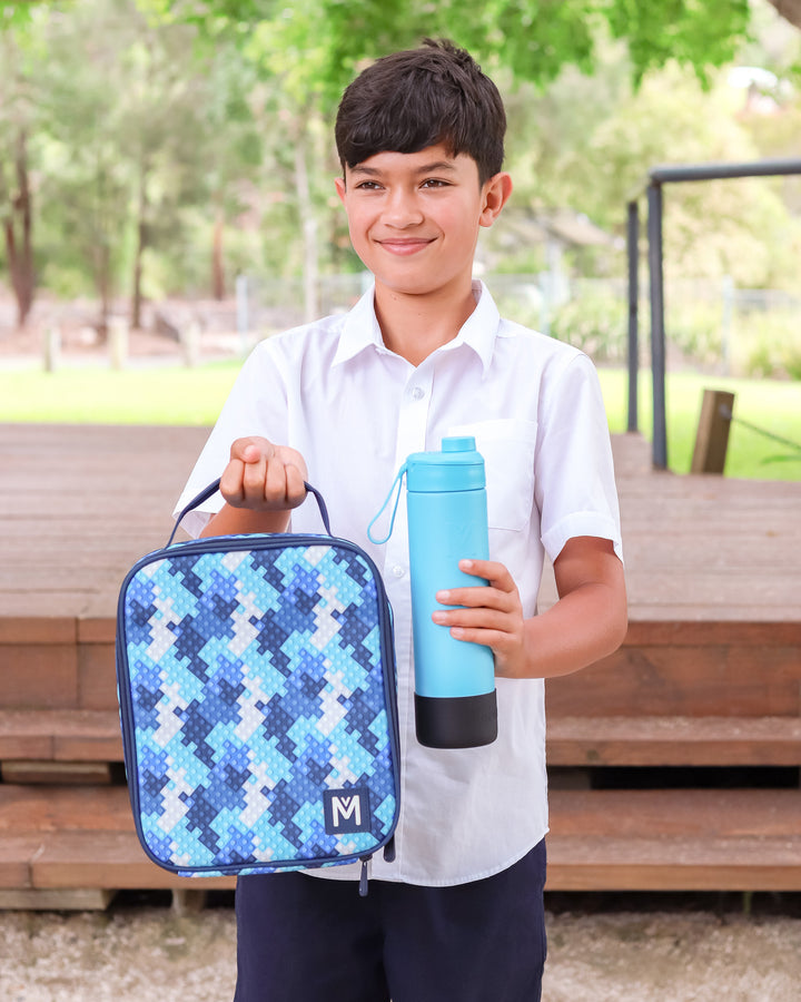 MontiiCo 700ml Drink Bottle Screw Top - Coastal