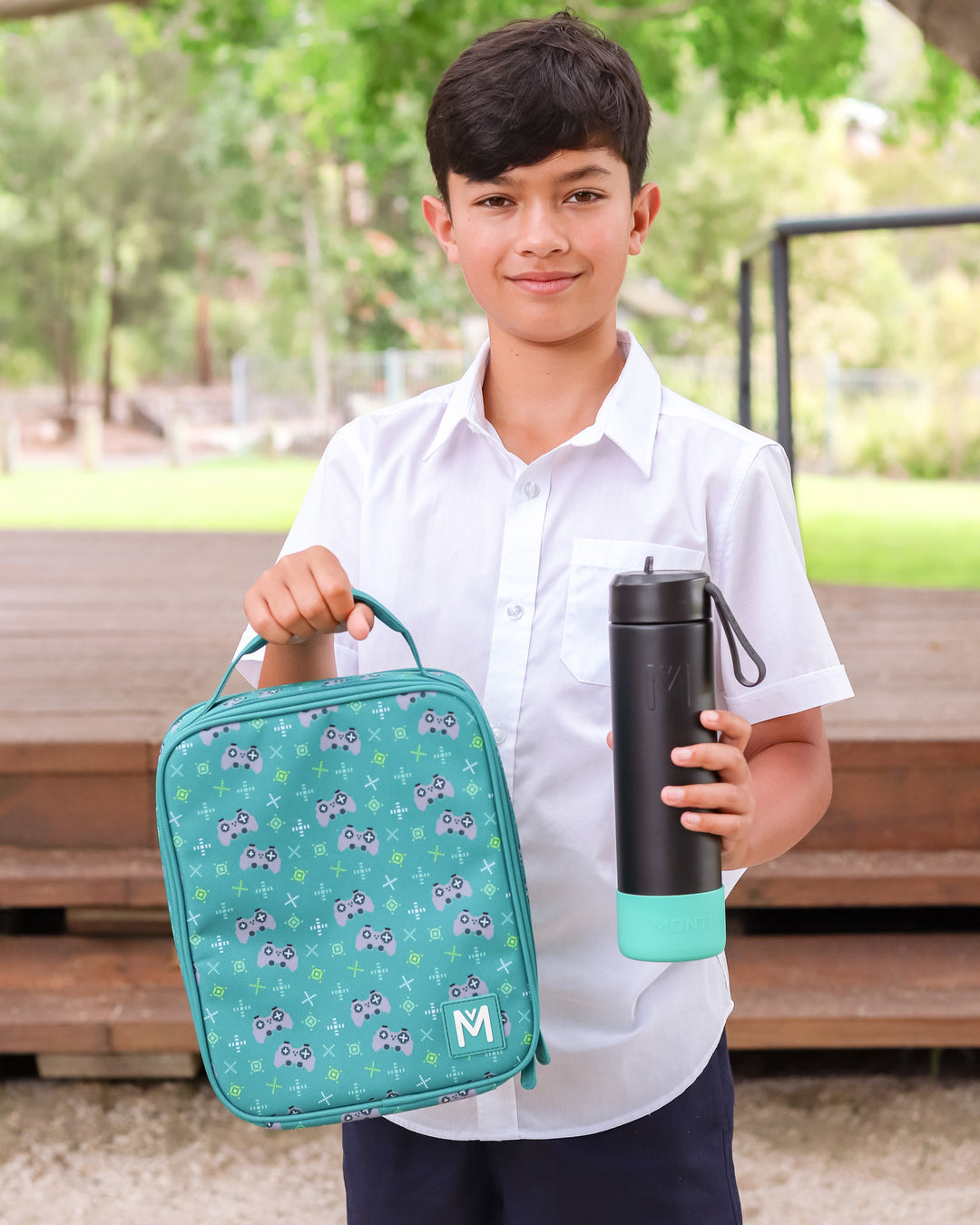 MontiiCo 700ml Drink Bottle Sipper - Midnight