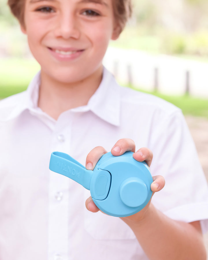 MontiiCo 700ml Drink Bottle Screw Top - Coastal