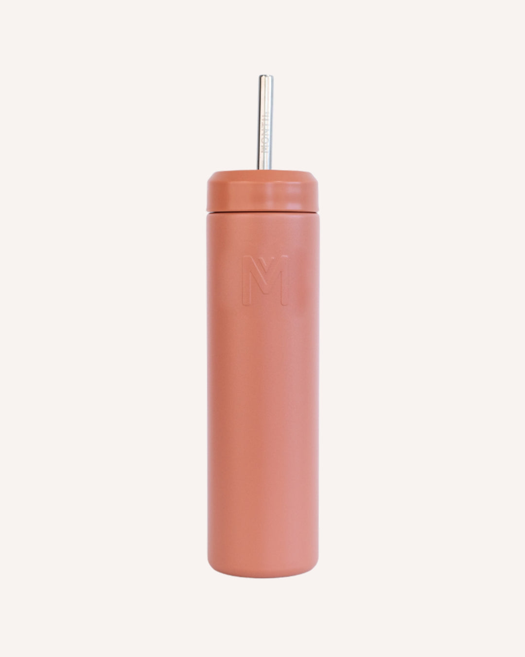 MontiiCo 700ml Smoothie Cup & Straw - Clay - Clearance
