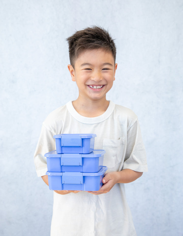 MontiiCo Bento Three Lunch Box - Splash