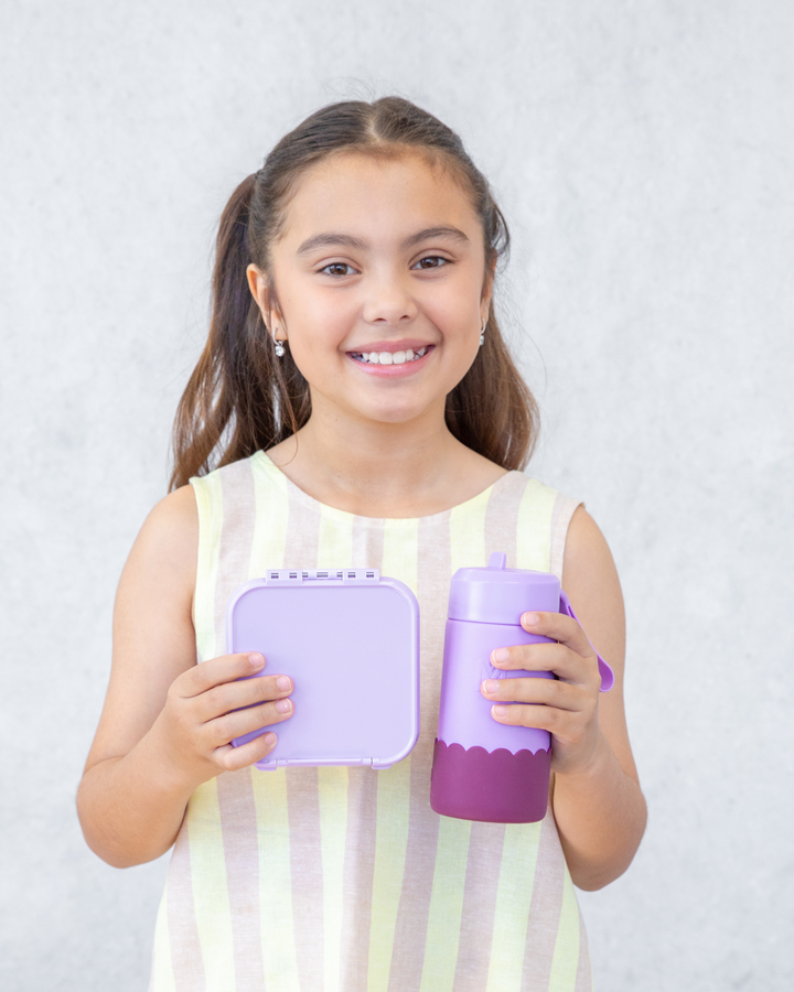 MontiiCo Bento Two Snack Box - Lilac