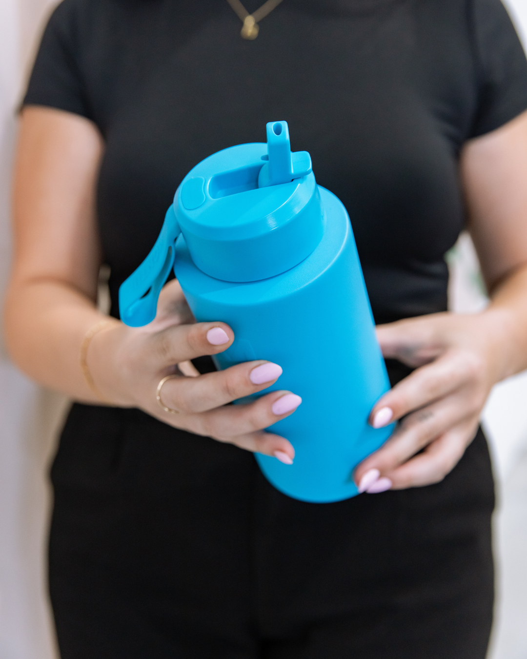 MontiiCo Sipper Lid + Straw 1L - Coastal
