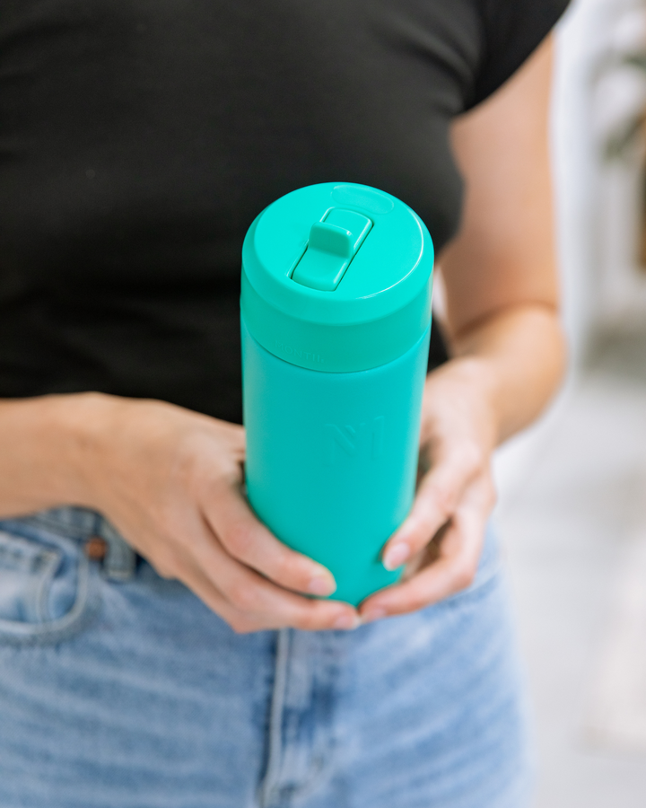 MontiiCo Sipper Lid + Straw 475ml - Mojito