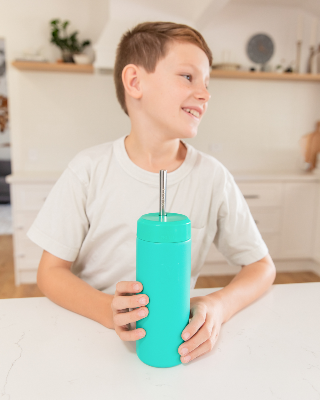 MontiiCo 475ml Smoothie Cup & Straw - Mojito