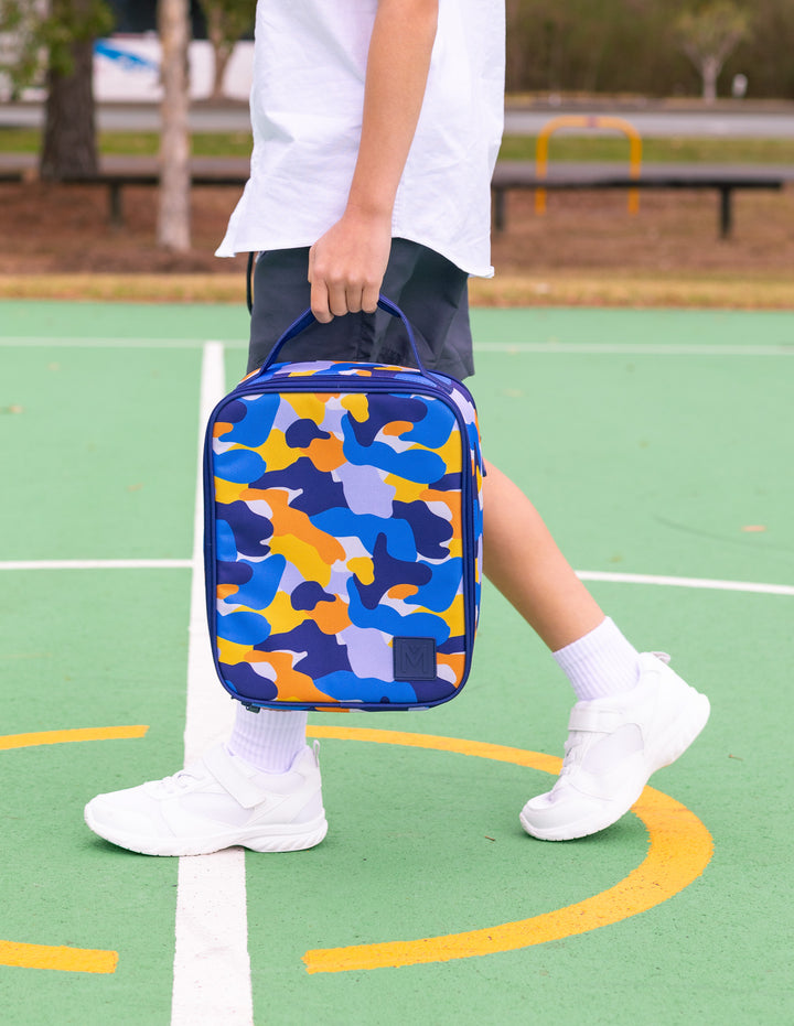 MontiiCo Large Insulated Lunch Bag - Camo Trail
