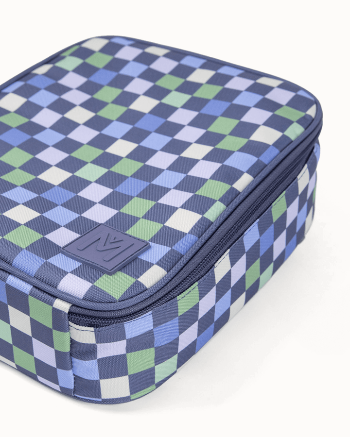 MontiiCo Large Insulated Lunch Bag - Checkmate