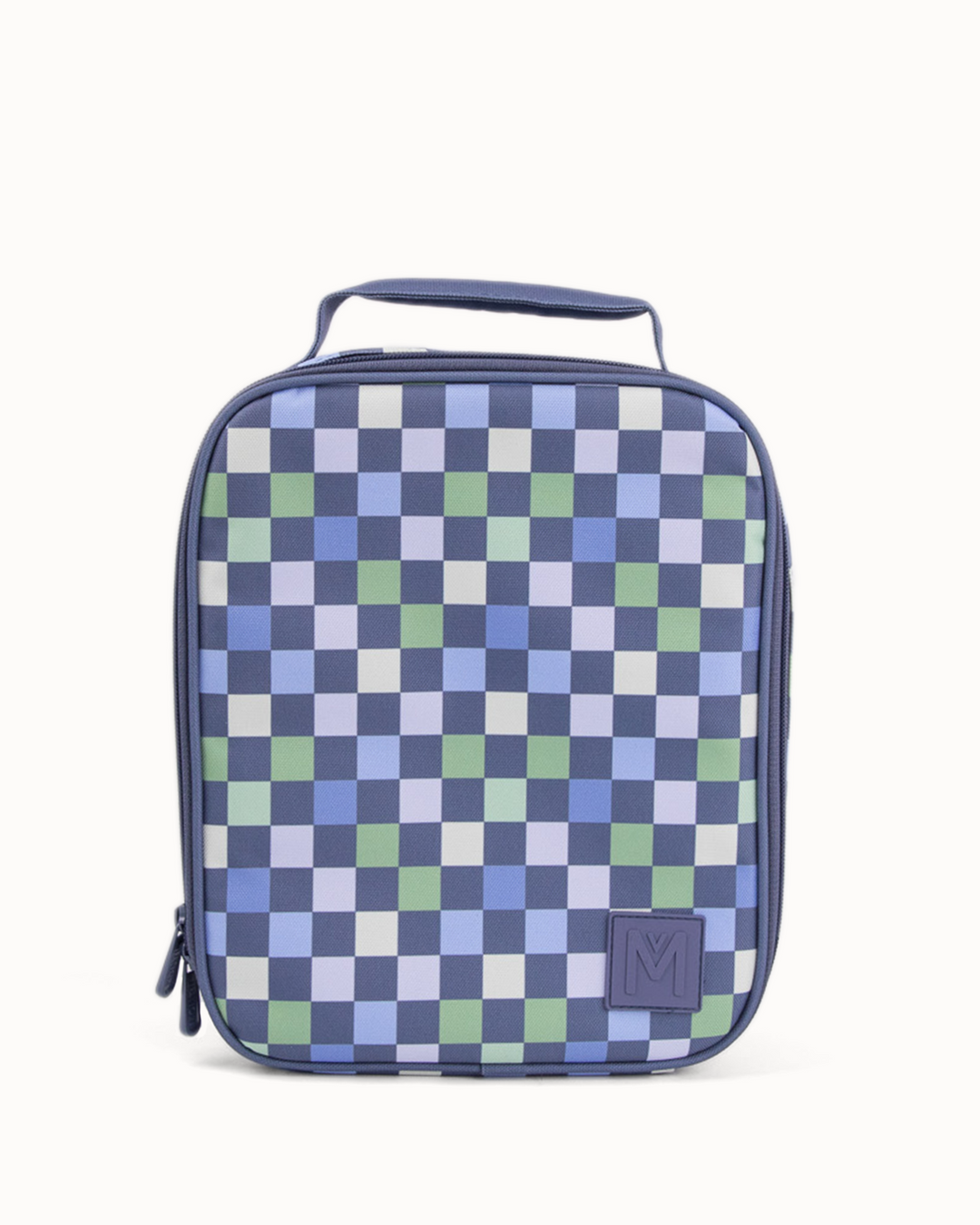 MontiiCo Large Lunch Bag and Bottle Set - Checkmate