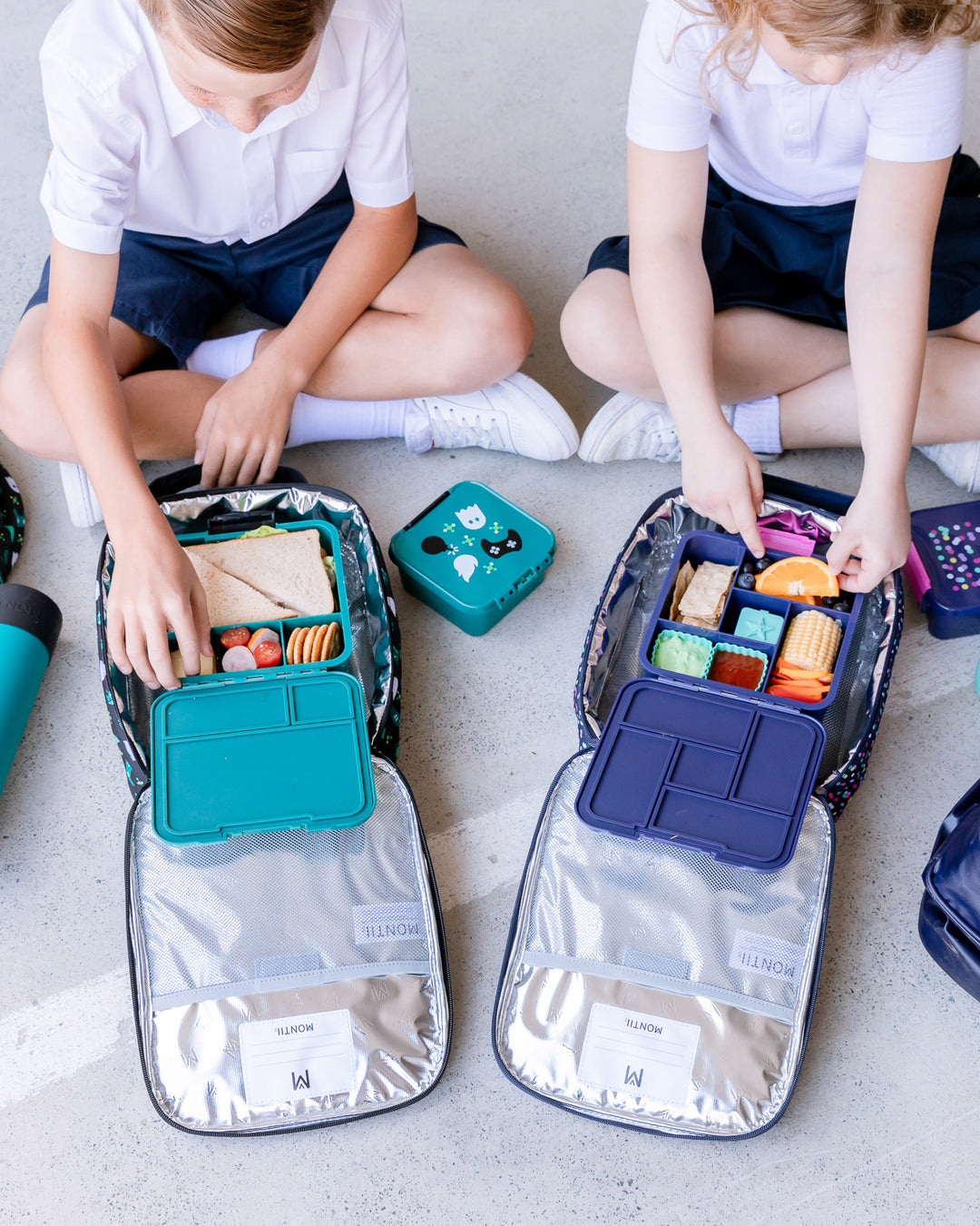 MontiiCo Bento Three Lunch Box - Game On