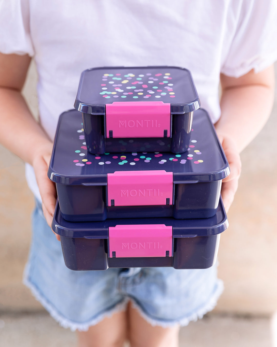 MontiiCo Bento Five Lunch Box - Confetti