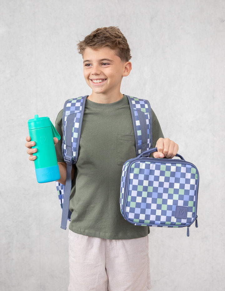 MontiiCo Medium Insulated Lunch Bag - Checkmate