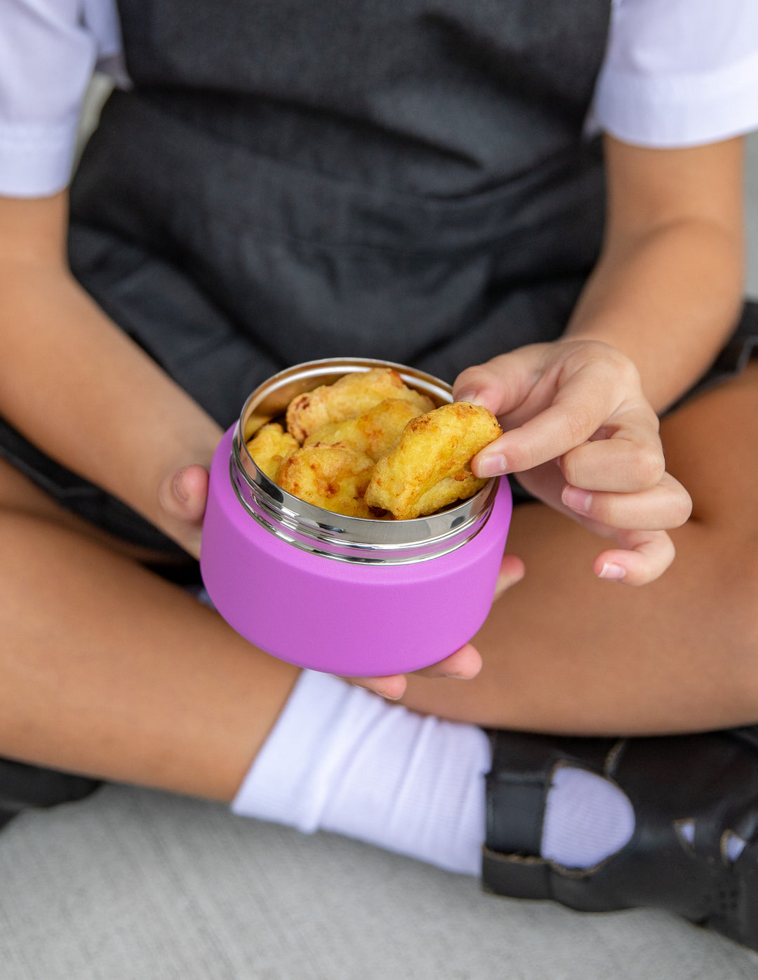 MontiiCo Insulated Mini Food Jar - Fuchsia