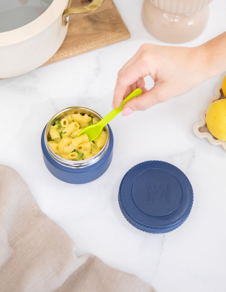 MontiiCo Insulated Mini Food Jar - Navy