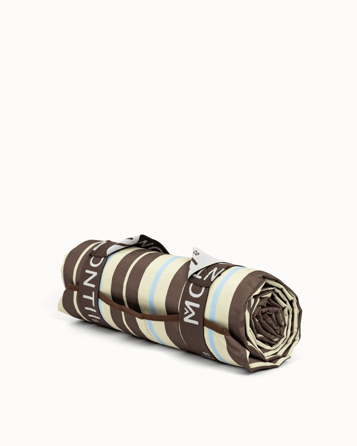 MontiiCo Picnic Rug - Latte Stripe