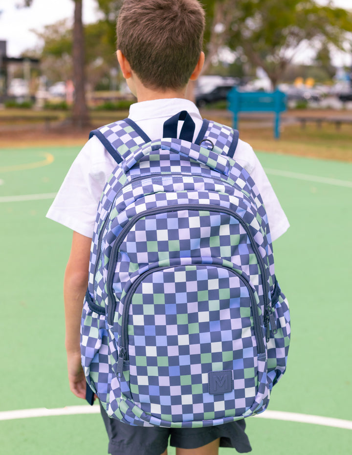 MontiiCo School Bag - Checkmate
