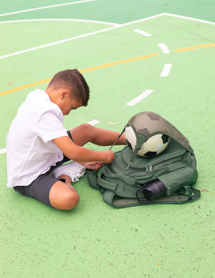 MontiiCo School Sports Bag - Khaki