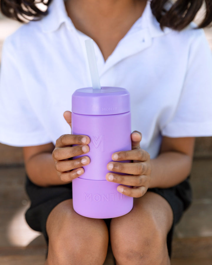 MontiiCo 350ml Smoothie Cup & Straw - Dusk