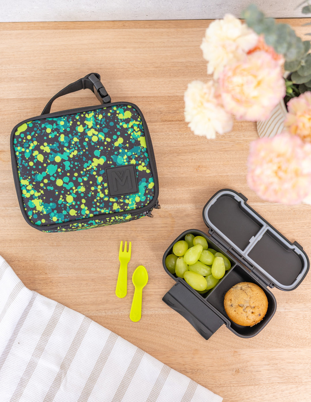 MontiiCo Snack Lunch Box - Midnight