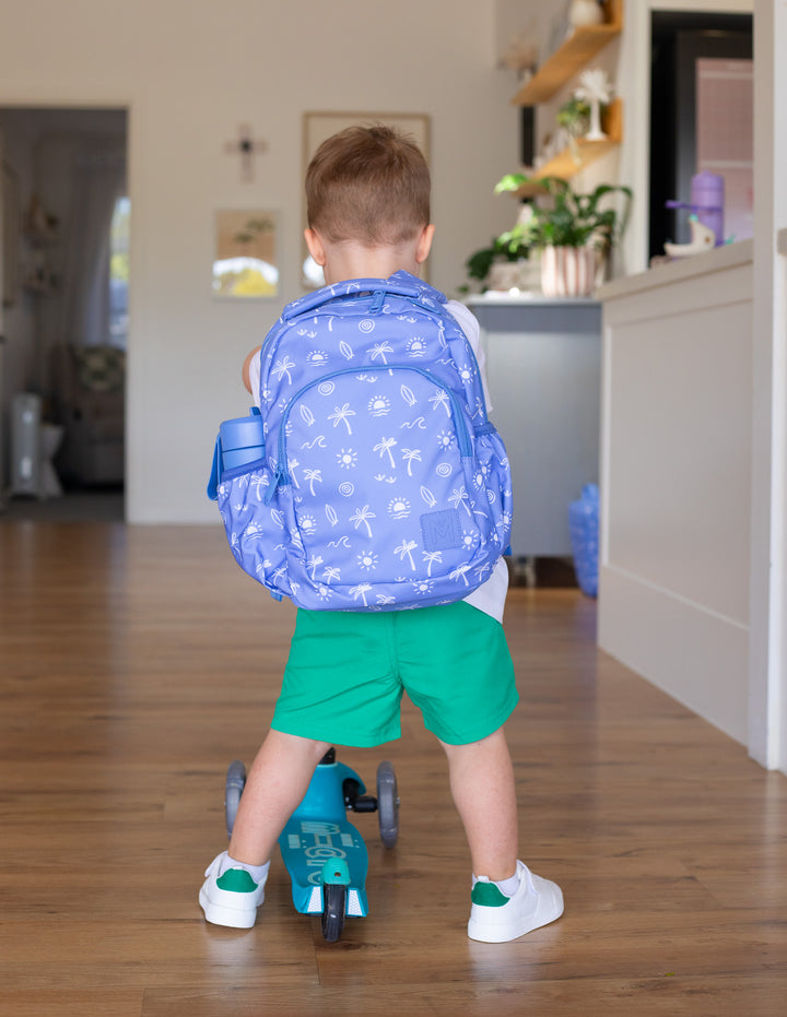 MontiiCo Swaggies Collab Mini Backpack - Tide Break worn by child