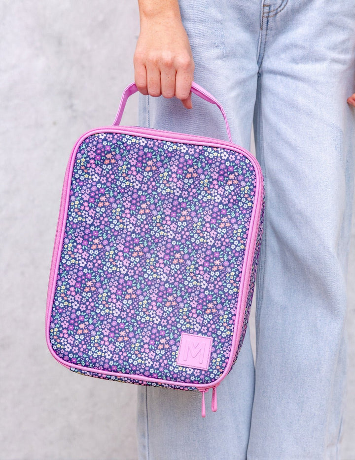 MontiiCo Large Insulated Lunch Bag - Meadow