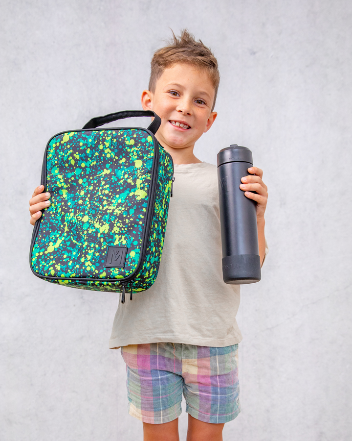 MontiiCo Large Insulated Lunch Bag - Splat