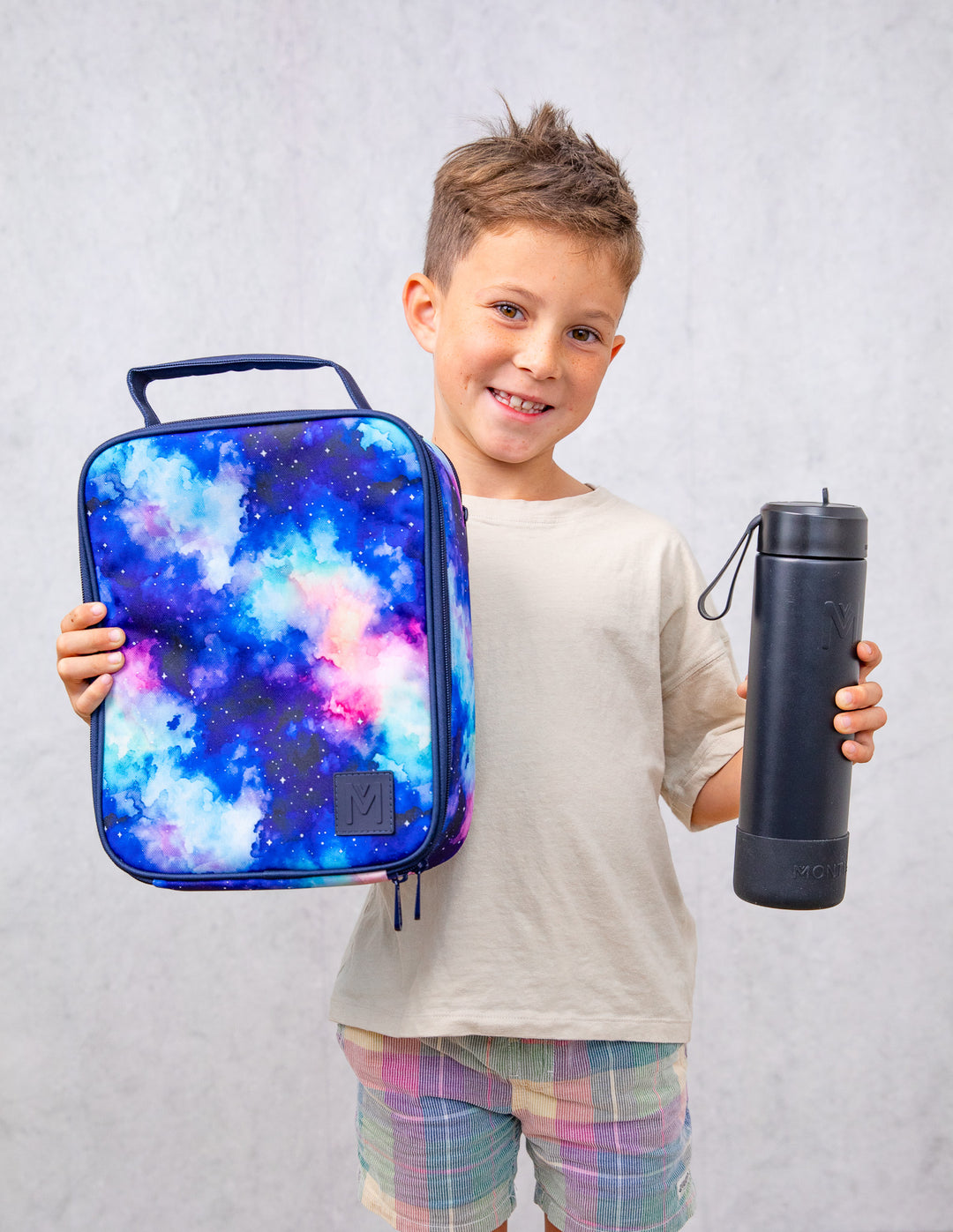 MontiiCo Large Insulated Lunch Bag - Starlight