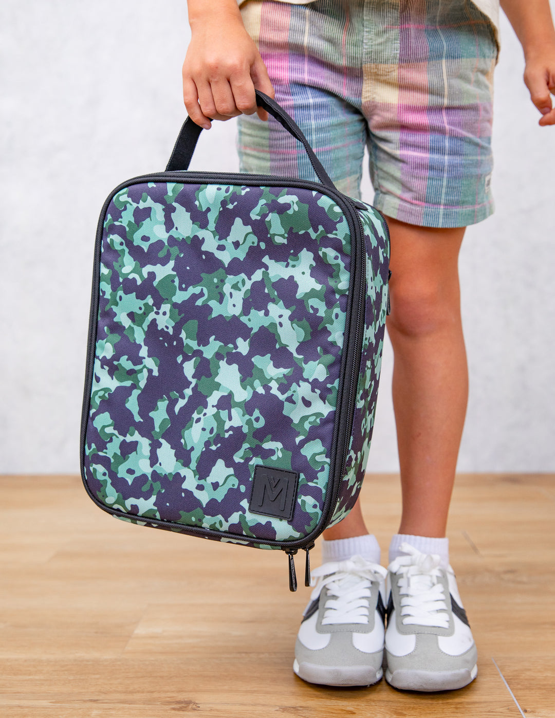 MontiiCo Large Lunch Bag and Bottle Set - Stealth