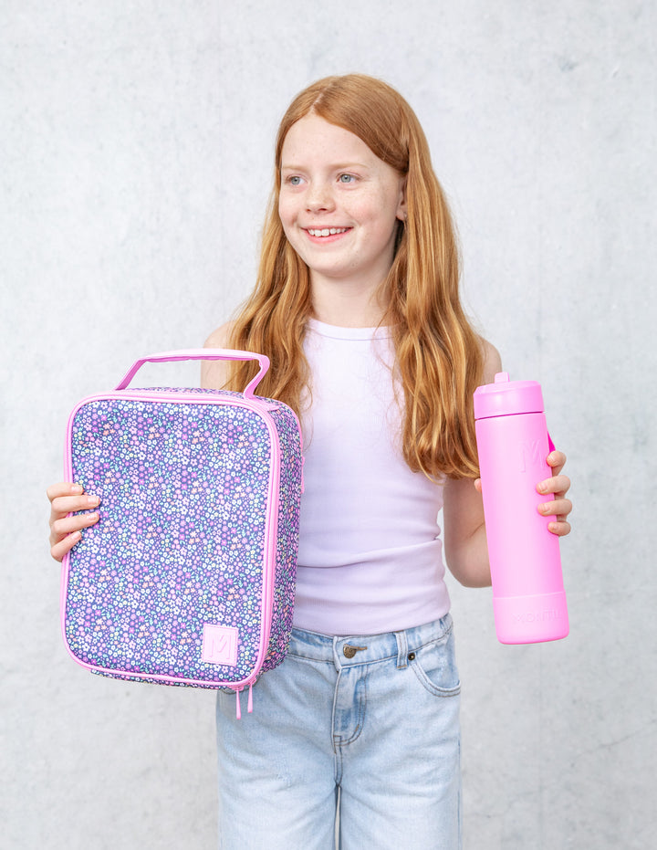 MontiiCo Large Insulated Lunch Bag - Meadow