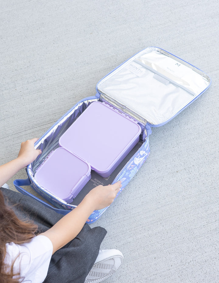 MontiiCo Large Insulated Lunch Bag - Dolphin Dreams