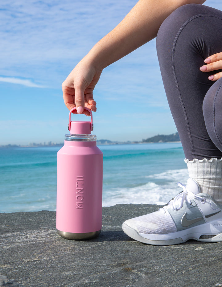 MontiiCo 1L Quench Drink Bottle - Bubblegum