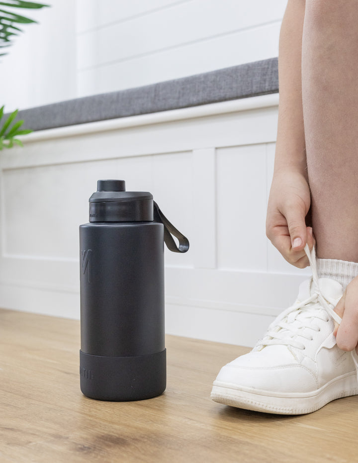 MontiiCo 1L Fusion Drink Bottle Screw Top - Midnight