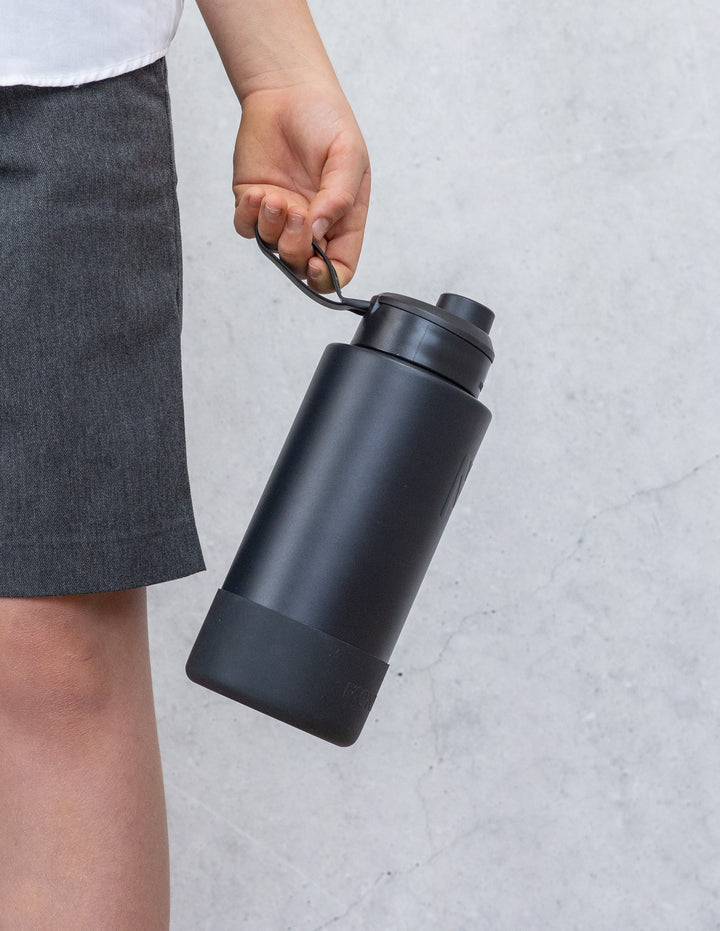 MontiiCo 1L Fusion Drink Bottle Screw Top - Midnight