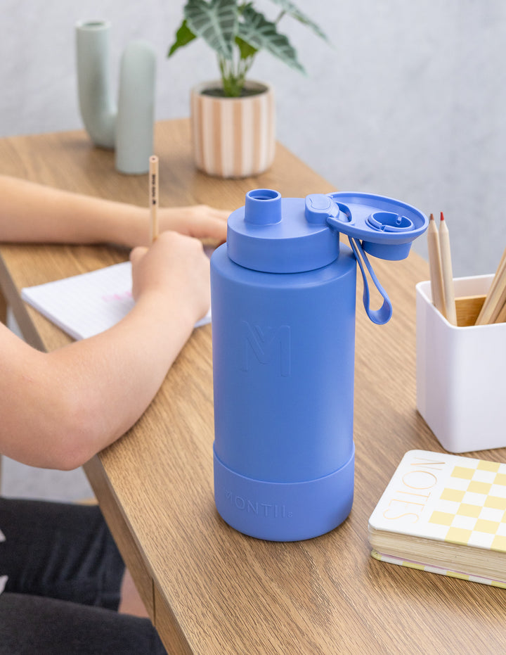 MontiiCo 1L Fusion Drink Bottle Screw Top - Splash